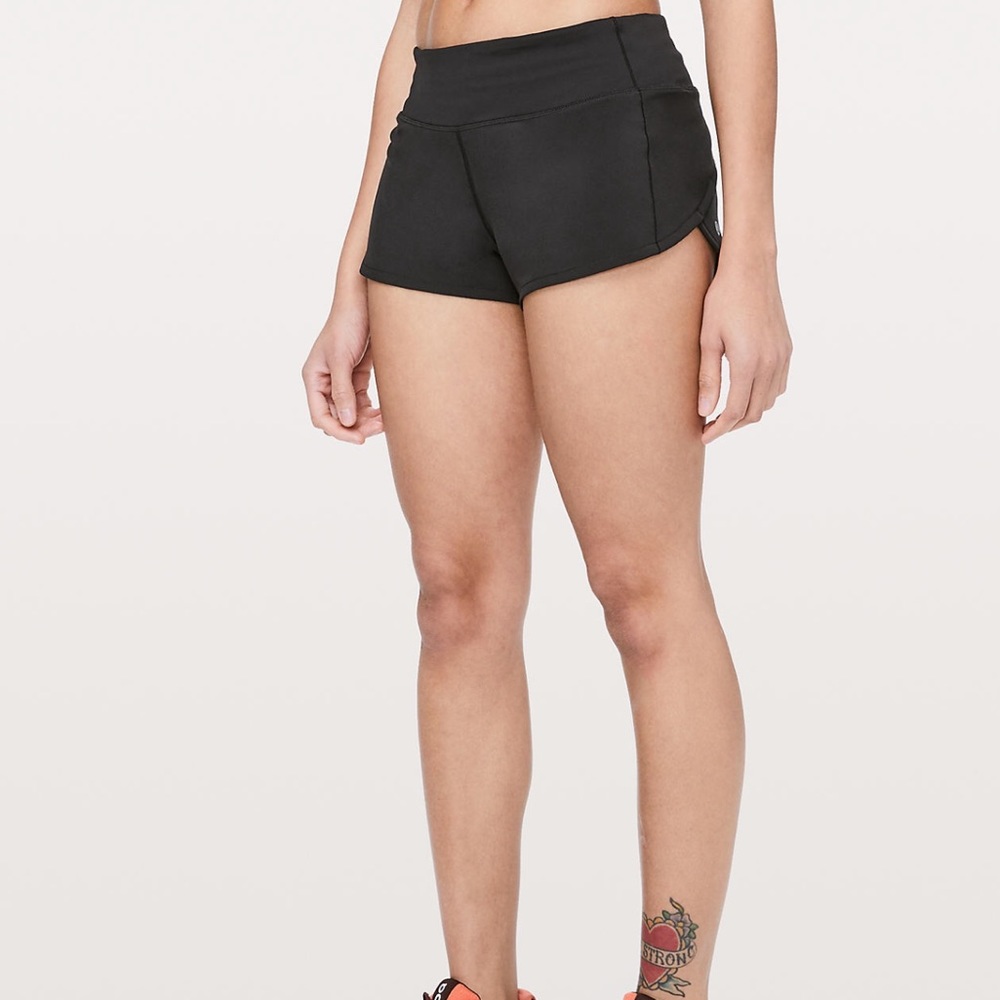 Lulu lemon black exercise shorts
